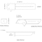 Ekena Millwork Heaton Hidden Support Steel Bracket w/ 10" Support Depth, Hammered Gray 3"W x 14"D x 2"H BKTM03X14X02HEHGY - alternate 5